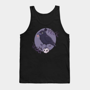 Cute Raven, Peck or Treating! Tank Top